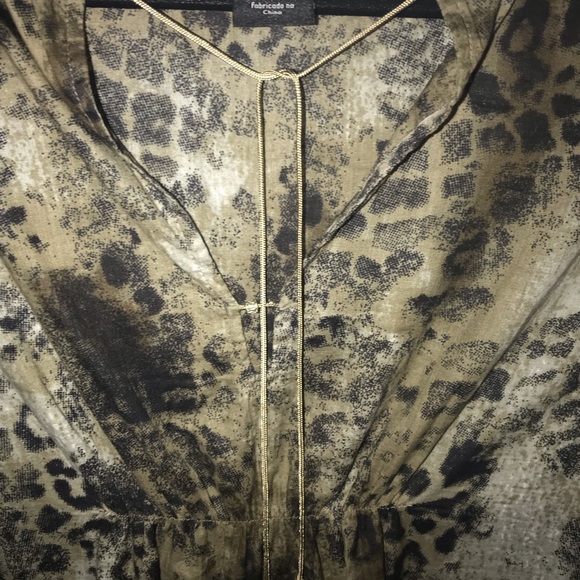 PRICE DROP 🚨Calvin Klein Jeans Cheetah Top - Picture 2 of 5